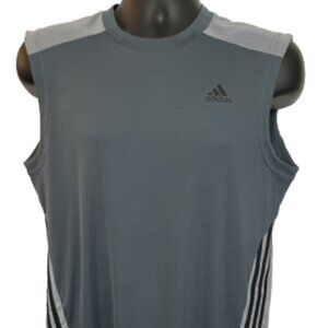 Adidas Mens Medium Climacool Sleeveless polyester Multicolor Athletic Tank